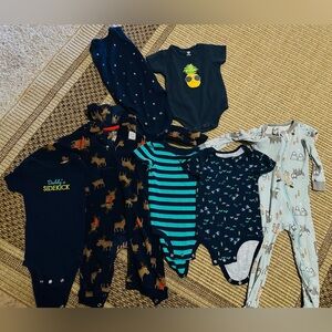 7 baby boys items
